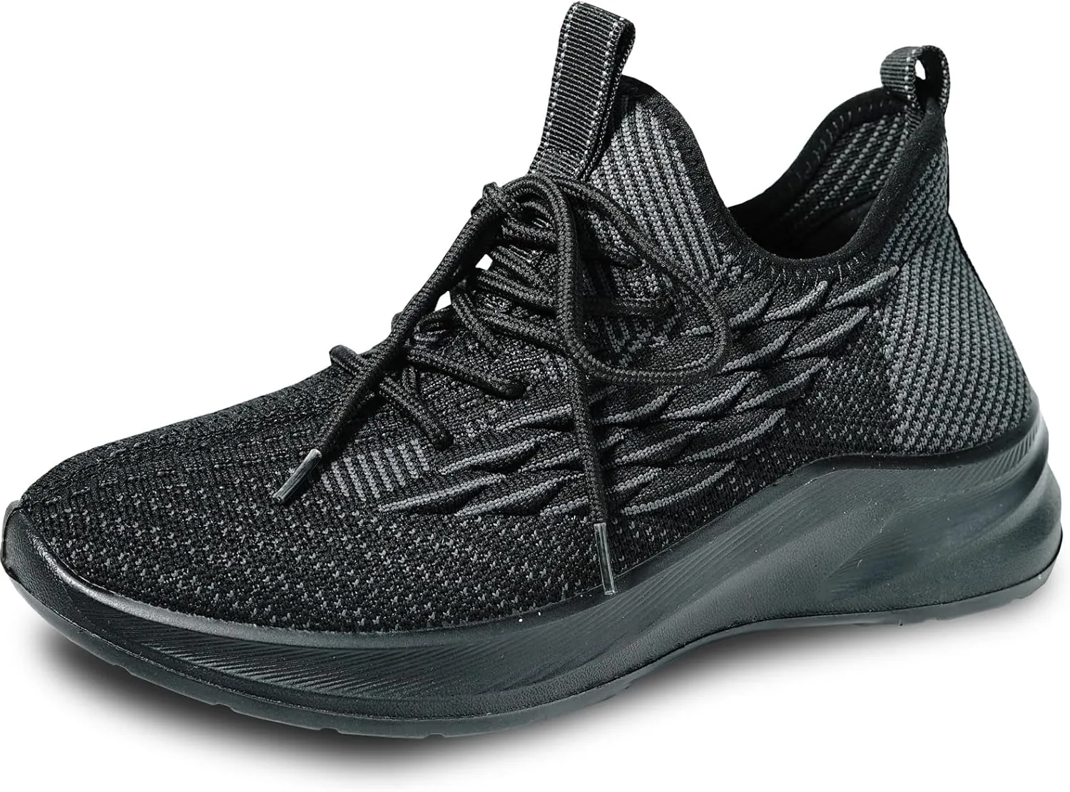 VANGELO Women Professional Slip Resistant Work Sneaker Shoe for Food Service Health Care Nurse AVA and ARIA Black