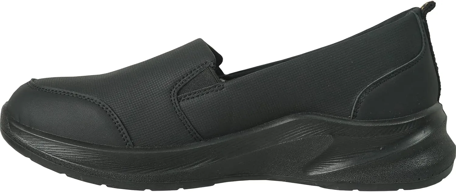 VANGELO Women Professional Slip Resistant Work Sneaker Shoe for Food Service Health Care Nurse AVA and ARIA Black