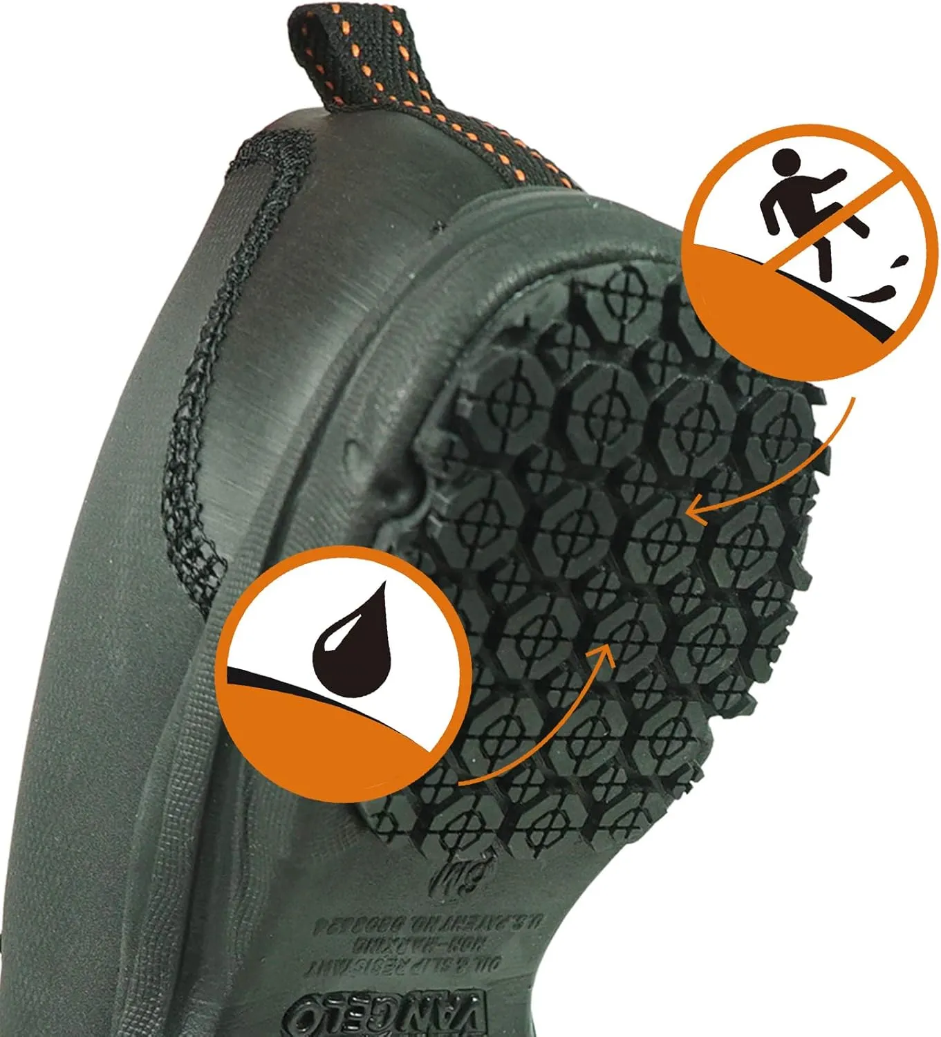 VANGELO Women Professional Slip Resistant Work Sneaker Shoe for Food Service Health Care Nurse AVA and ARIA Black
