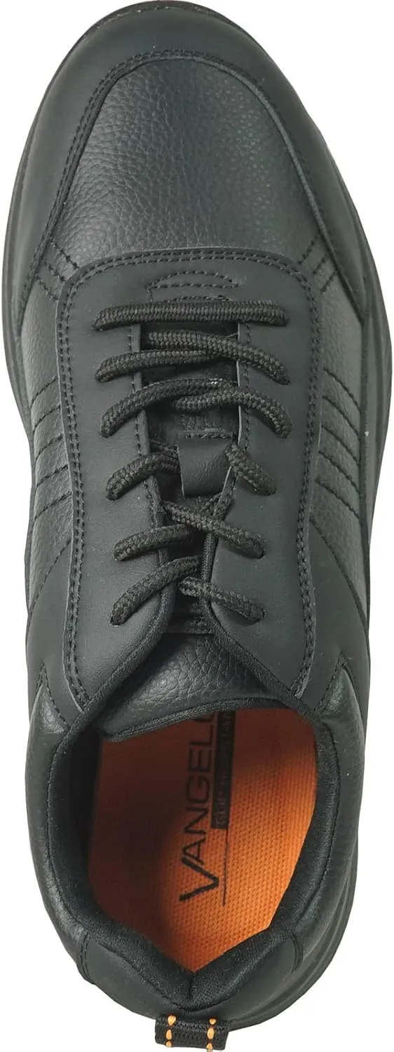 VANGELO Women Professional Slip Resistant Work Sneaker Shoe for Food Service Health Care Nurse AVA and ARIA Black