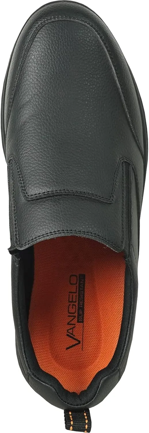 VANGELO Women Professional Slip Resistant Work Sneaker Shoe for Food Service Health Care Nurse AVA and ARIA Black