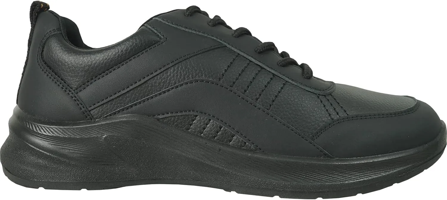 VANGELO Women Professional Slip Resistant Work Sneaker Shoe for Food Service Health Care Nurse AVA and ARIA Black