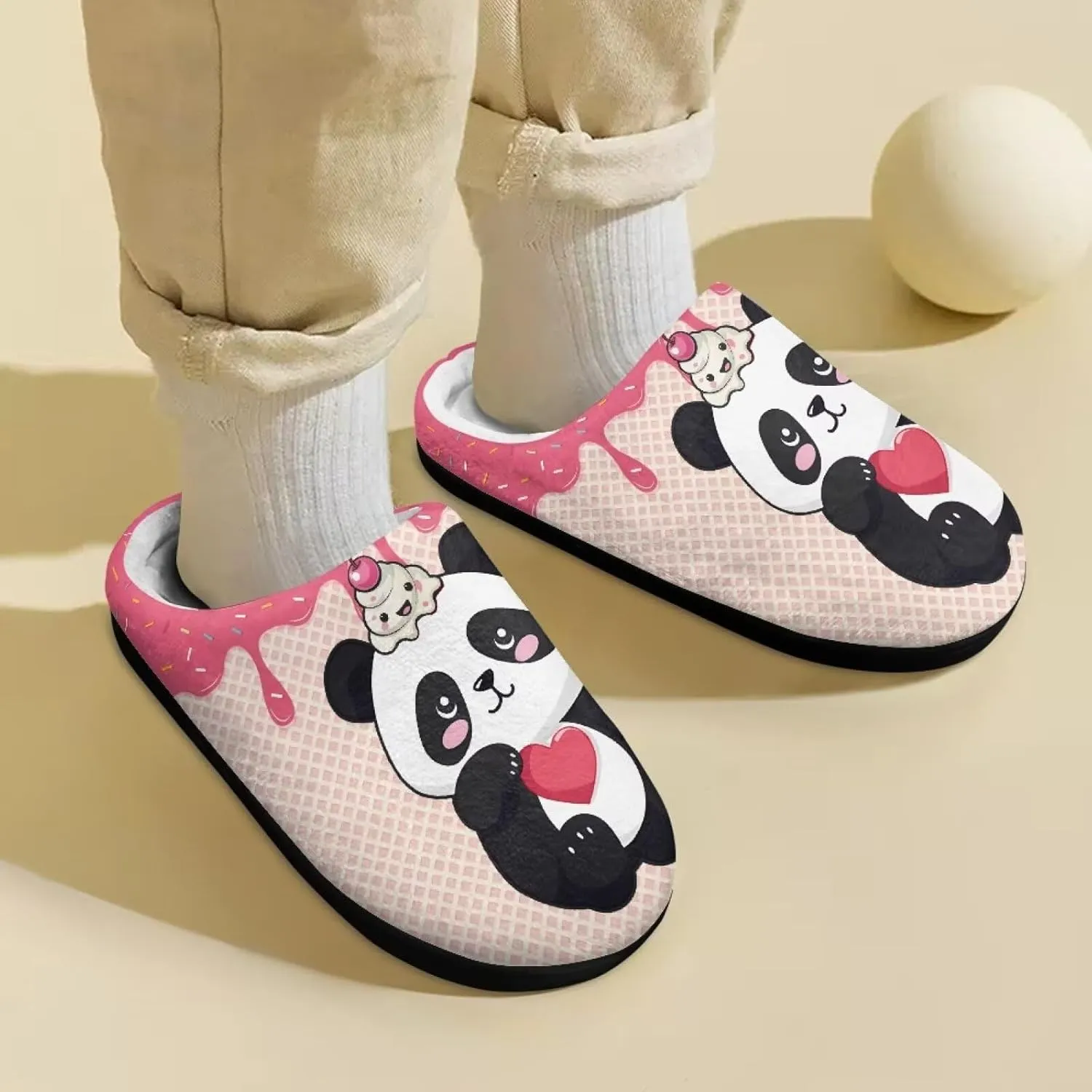 Veniyate Toddler Slippers Boys Girls House Shoes Slip on Baby Sock Shoes Lightweight Indoor Bedroom Shoes