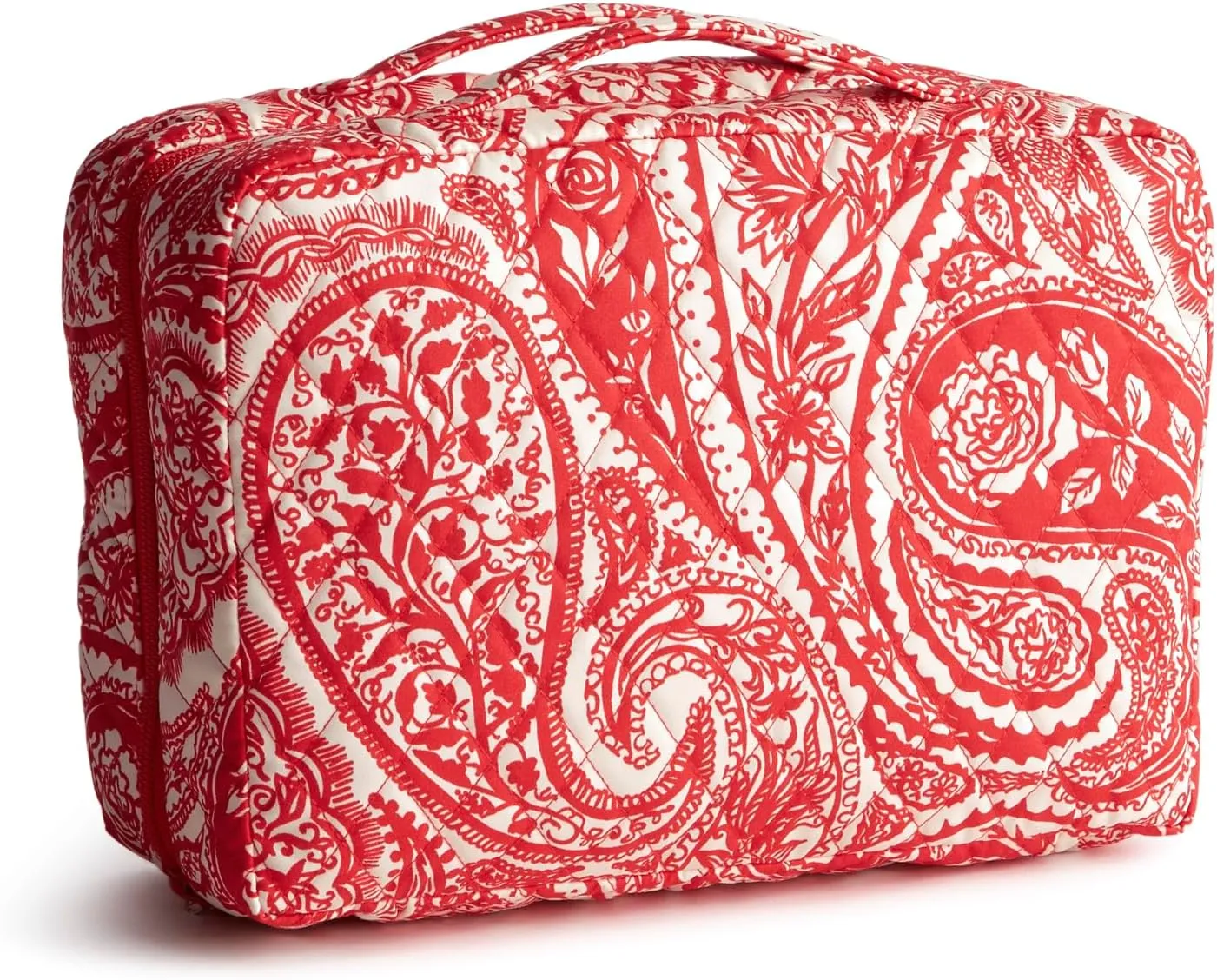 Vera Bradley Premium Cotton Lay Flat Travel Organizer, Paisley Key