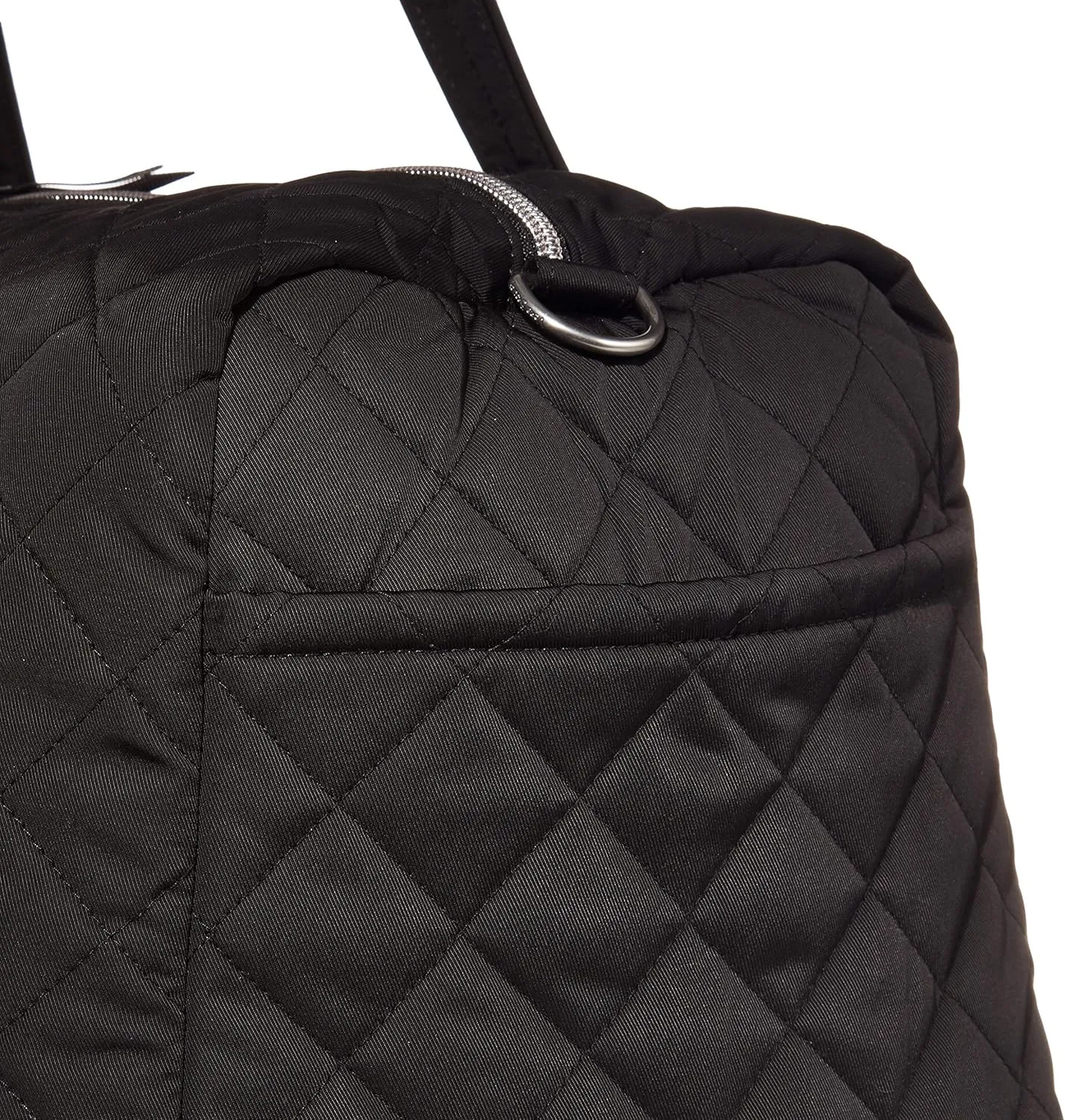 Vera Bradley Women's Performance Twill Medium Travel Duffle Bag, Black, One Size