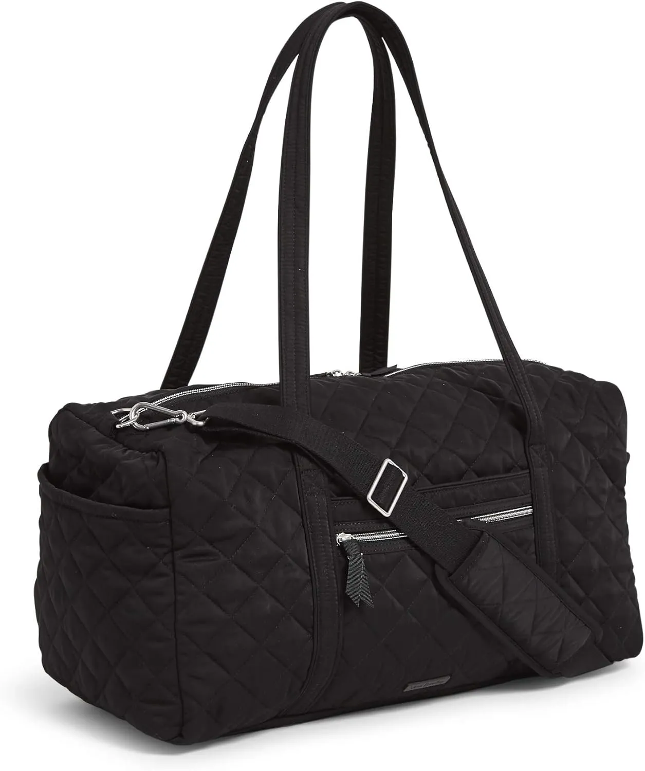Vera Bradley Women's Performance Twill Medium Travel Duffle Bag, Black, One Size