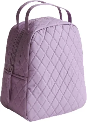 Vera Bradley Women's Premium Cotton Lunch Bag, Purple Rhapsody, One Size