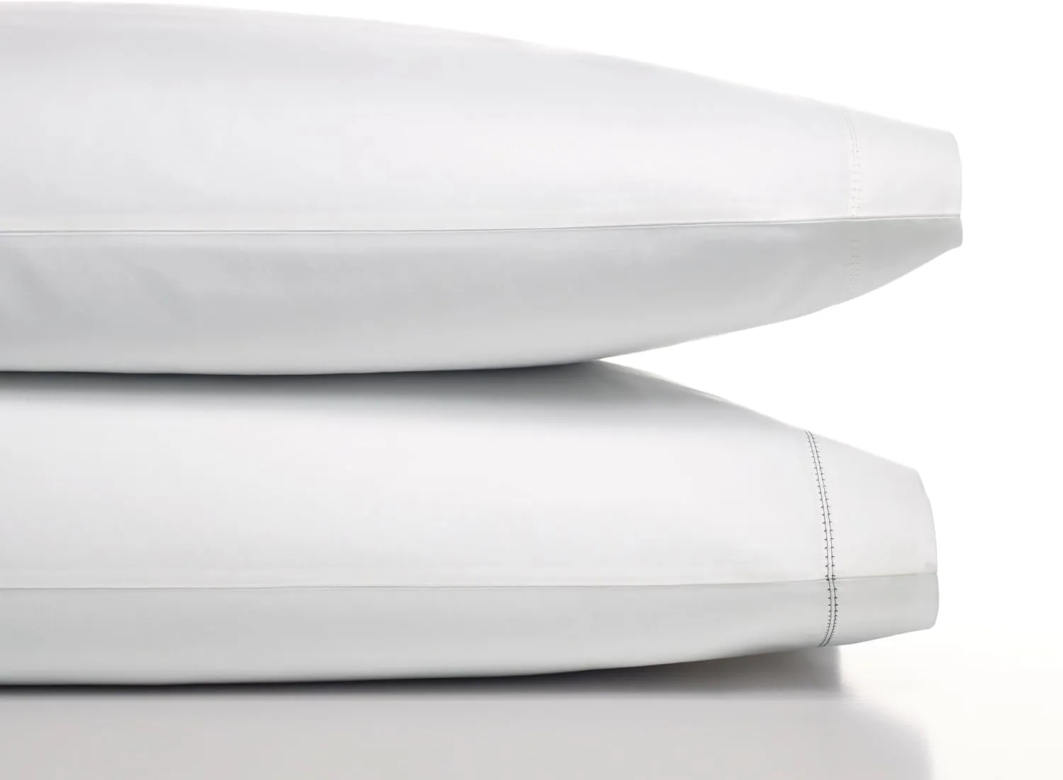 Vera Wang Percale Collection Bed Sheet Set - 100% Cotton, Crisp & Cool, Lightweight & Oeko-Tex Certified, Queen, White