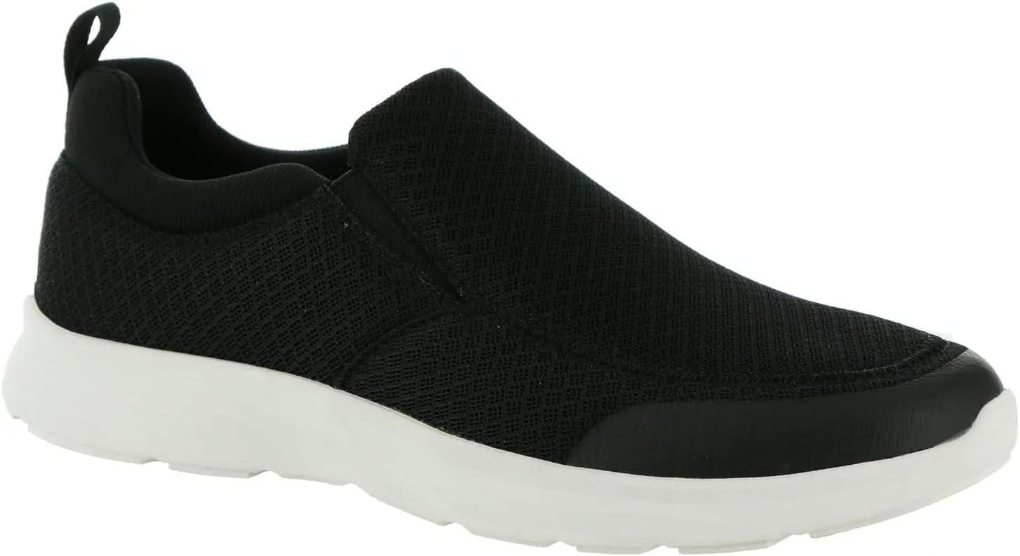 Vevo Active Mens Keystone Slip-On Athletic Breathable Lightweight Walking Shoe (Available in Wide Widths)