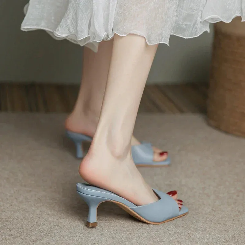Victorian Soft Leather Heel Shoes