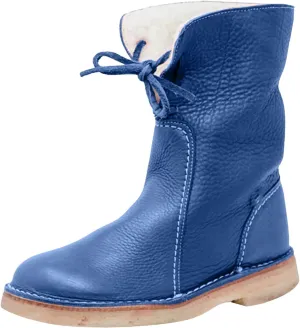 Vintage Buttery-Soft Waterproof Wool Lining Boots Vintage Buttery-Soft Wool Lining Boots PU Leather