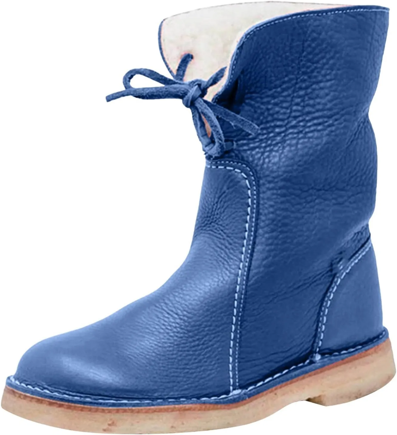 Vintage Buttery-Soft Waterproof Wool Lining Boots Vintage Buttery-Soft Wool Lining Boots PU Leather