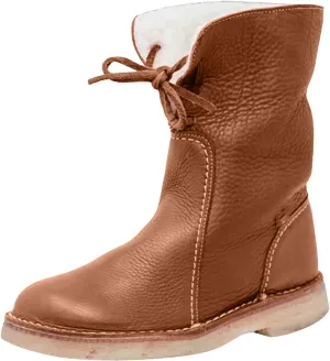 Vintage Buttery-Soft Waterproof Wool Lining Boots Vintage Buttery-Soft Wool Lining Boots PU Leather