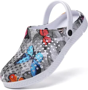 Waterproof Garden Clogs for Women: Classic Comforts - Slip On Lightweight Beach Sandals