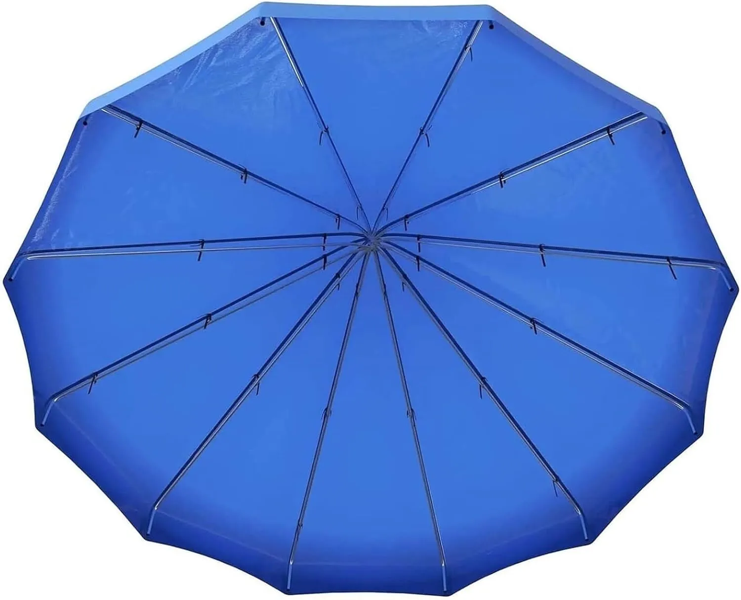 Waterproof Trampoline Cover Tent, PVC Top Cover for 6ft-16ft Round Trampolines, Sun-Proof, Easy Fold Design, Durable Protection (Trampoline Not Included)