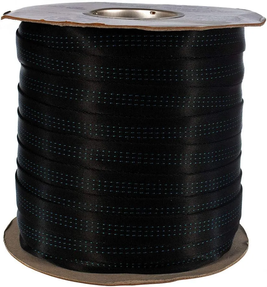 West Coast Paracord 1-Inch Tubular Nylon Webbing – Premium Heavy Duty Lightweight with Breaking Strength of 4000 Pounds – Outdoor All Purpose Straps for Climbing and Securing (Forest Green, 100 Yards)
