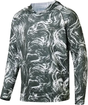 Willit Men's UPF 50  Sun Protection Hoodie Shirt Long Sleeve Rash Guard Fishing SPF Outdoor UV Shirt Lightweight Pocket