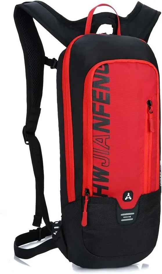 WINDCHASER Cycling Backpack, 10L Bicycle Backpack Waterproof Breathable Bag for Outdoor Travel Hiking Climbing Biking Running Skiing (Red)