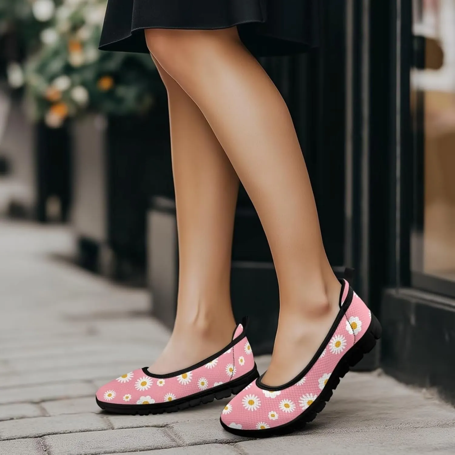 Women Casual Slip On Shoes Lightweight Flat Shoes for Women Dressy Shoes