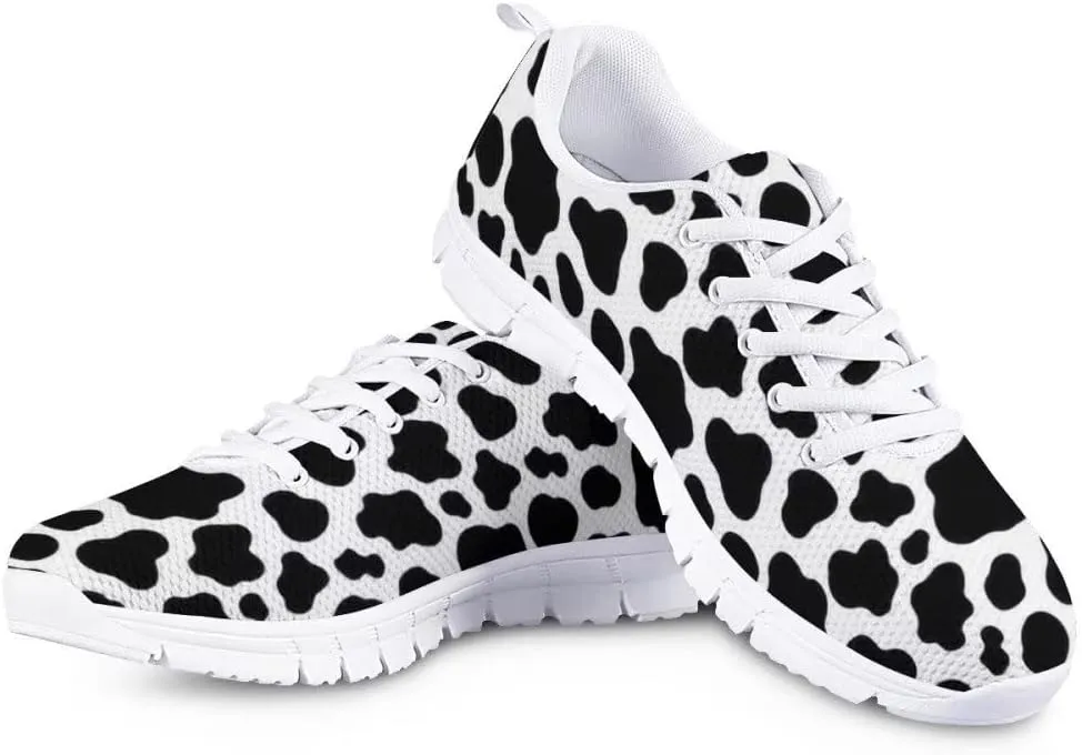 Women Floral/Leopard Print Running Sneaker Lightweight Walking Jogging Sports Shoes