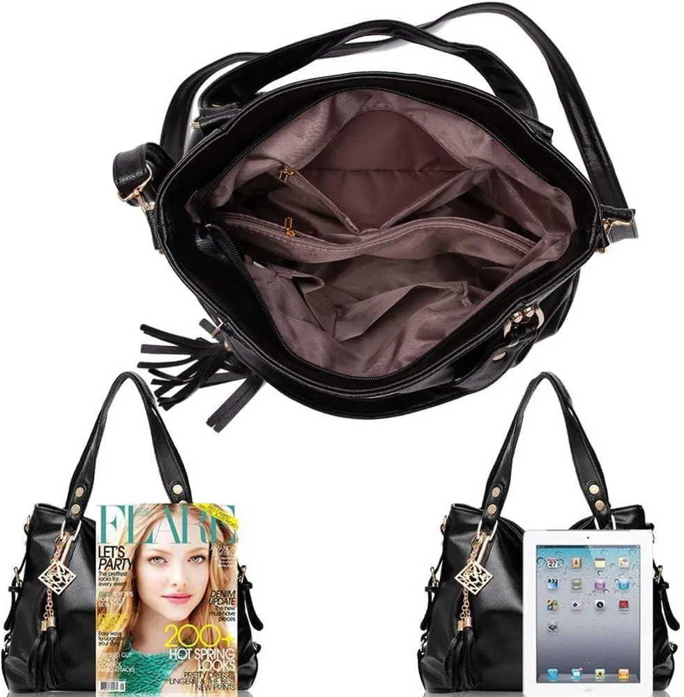 Women Handbag Soft PU Leather Bags Shoulder Bag For Lady Fashion Tote Bag
