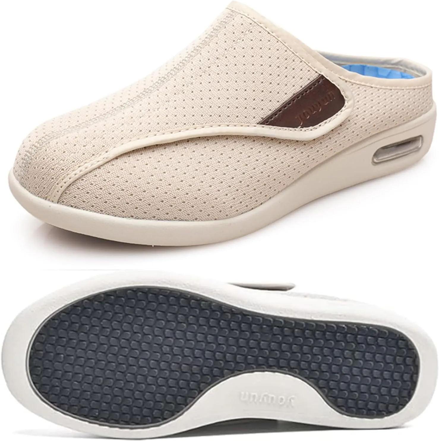 Women Men Diabetic Shoes Orthopedic Slippers,Lightweight Walking Shoes with Memory Foam,Elderly Arthritis Edema Swollen Feet Thumb Valgus Athletic