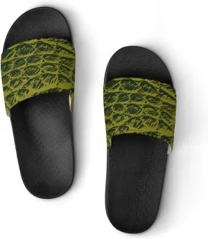 Women Men Slide Slippers Sandals Shower Home Beach House Shoes Gifts, Serpent Skin Snake