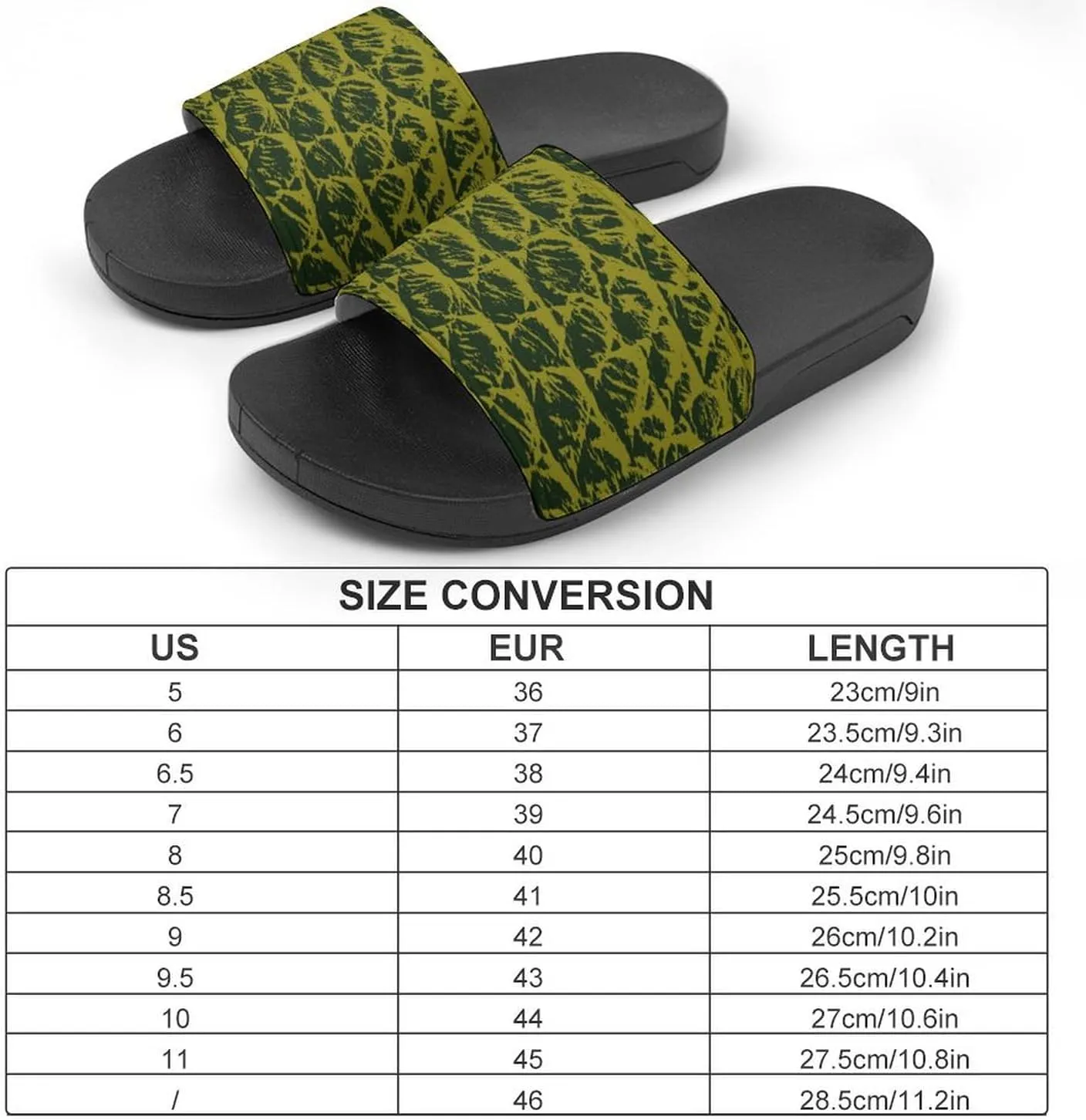 Women Men Slide Slippers Sandals Shower Home Beach House Shoes Gifts, Serpent Skin Snake