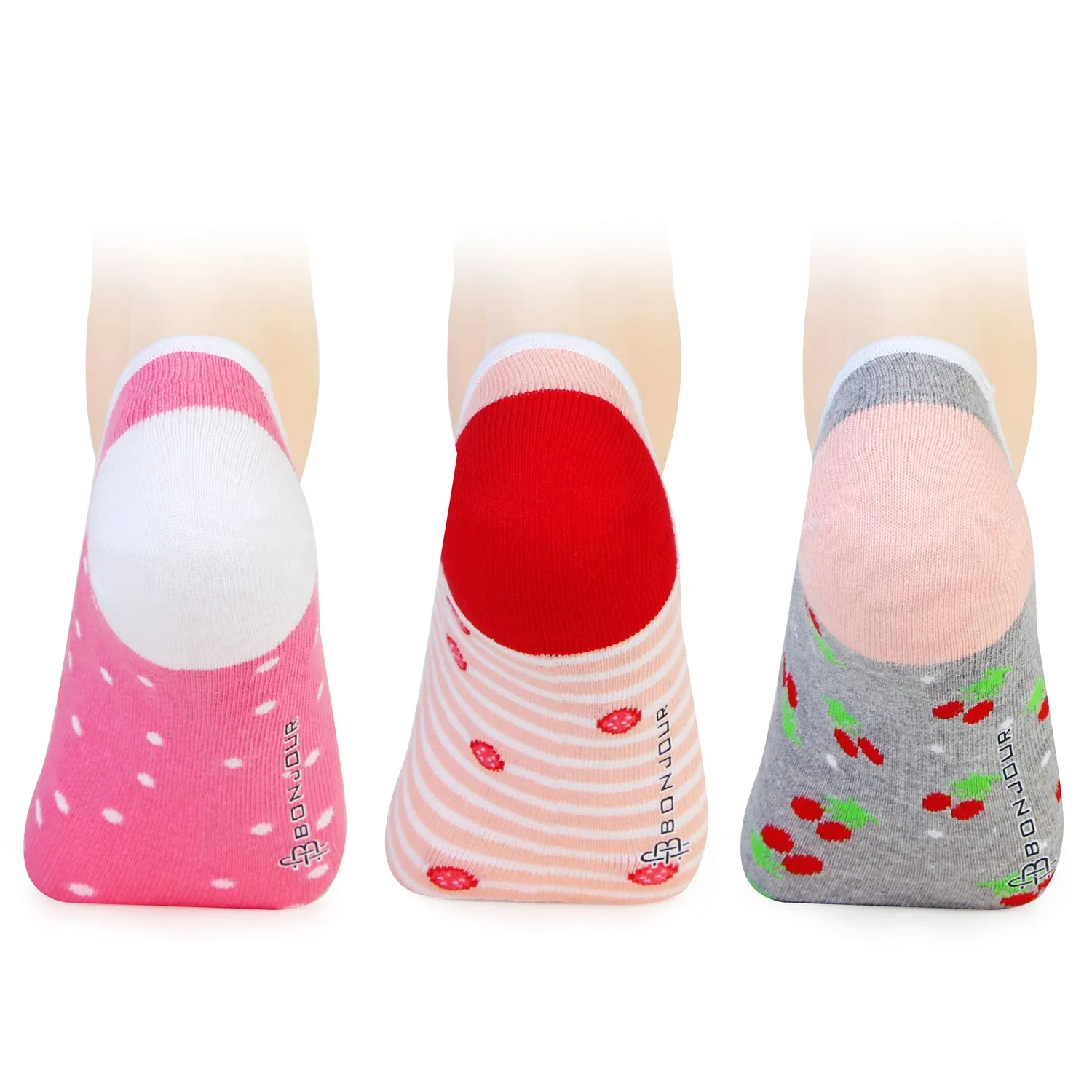 Women Playful Patterns Loafer Socks - Pack Of 3
