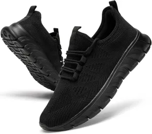 Women Running Shoes Tennis Walking Sneakers Lightweight Slip On Workout Gym Shoes