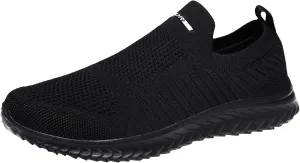 Women Slip On Walking Shoes Comfortable Sneakers Casual Lightweight Canvas Flats Non Slip Breathable Loafers