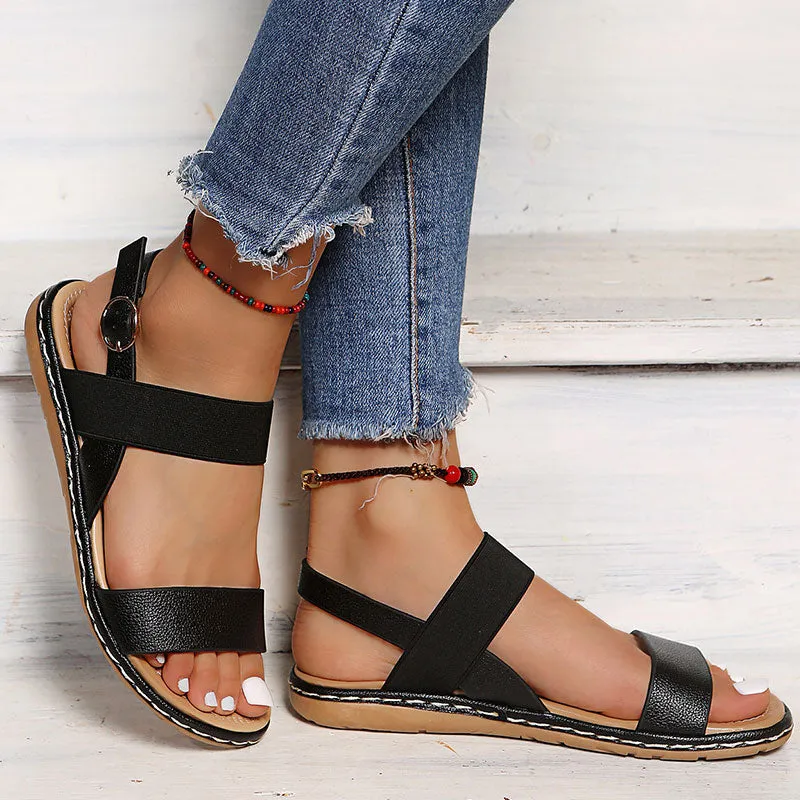 Women Summer Flat Shoes Soft Sandals