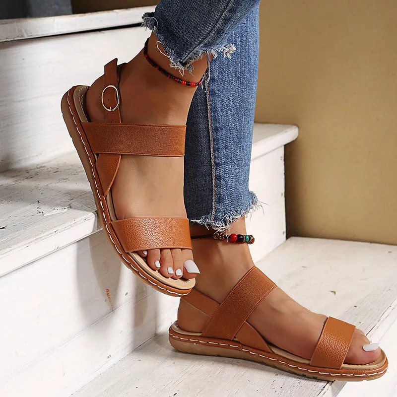 Women Summer Flat Shoes Soft Sandals