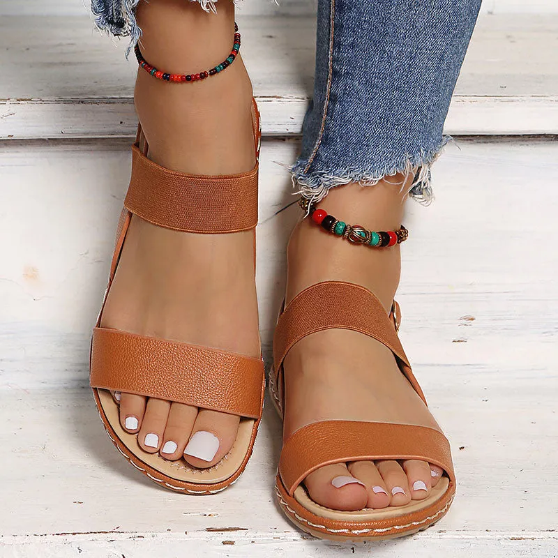 Women Summer Flat Shoes Soft Sandals