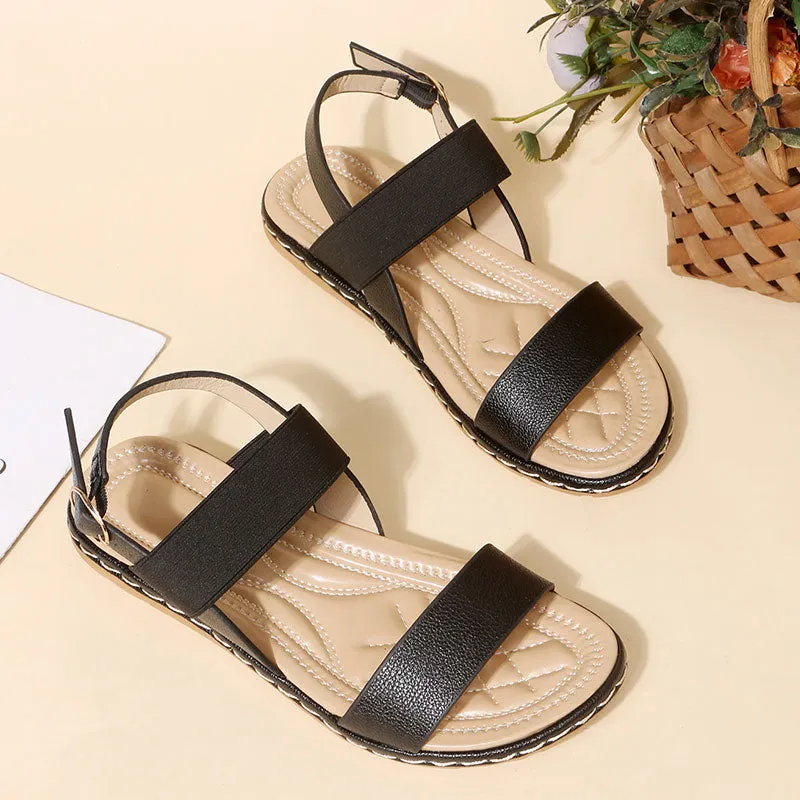 Women Summer Flat Shoes Soft Sandals