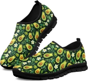 Women's Animals Pattern Sneaker Low Cut Slip on Comfortable Lightweight Walking Anti Slip