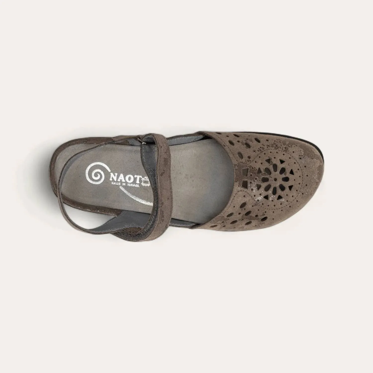 Women's Arataki Mary Jane Shoes - Medium In Gray Marble