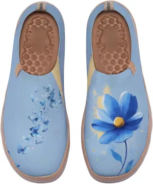 Women's Art Travel Slip-On Loafers Casual Shoes Lightweight Breathable Flats Comfortable Sneakers Garden Series