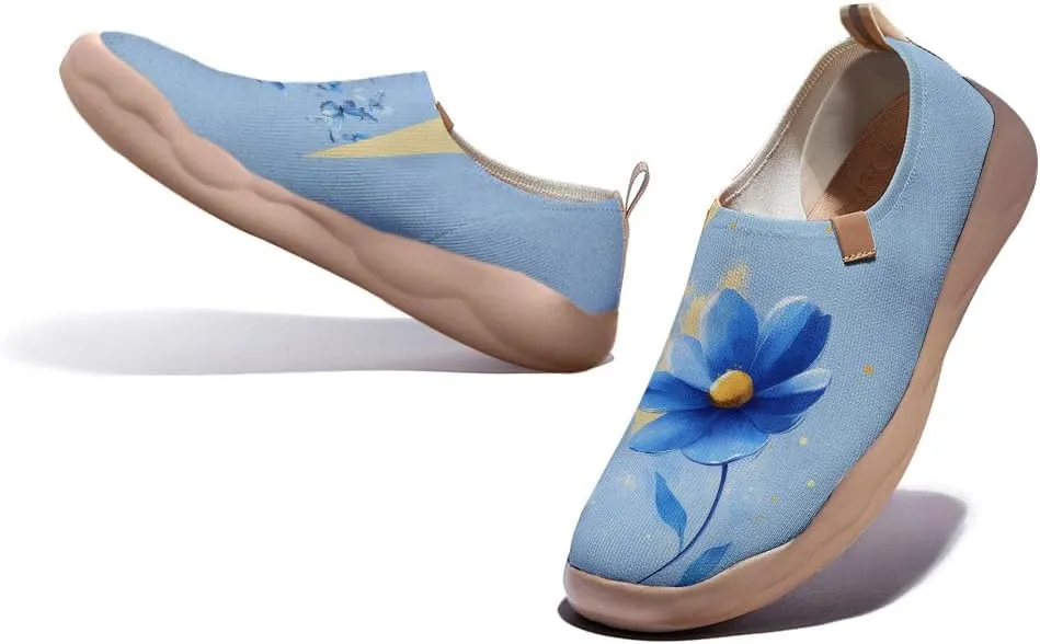 Women's Art Travel Slip-On Loafers Casual Shoes Lightweight Breathable Flats Comfortable Sneakers Garden Series