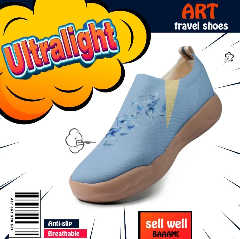 Women's Art Travel Slip-On Loafers Casual Shoes Lightweight Breathable Flats Comfortable Sneakers Garden Series