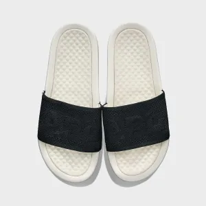 Women's | Big Logo TechLoom Slide | Ivory / Black