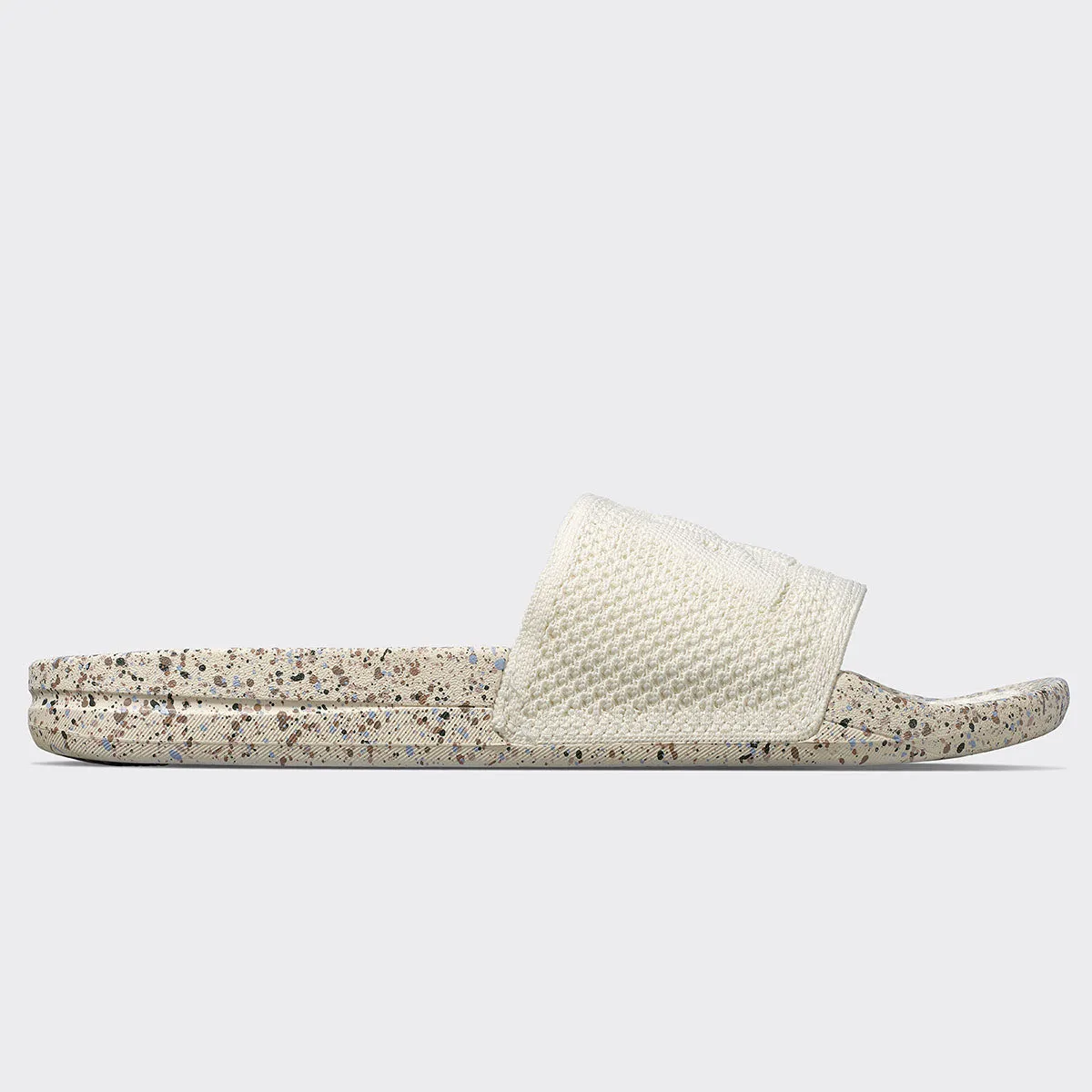 Women's | Big Logo TechLoom Slide | Pristine / Fatigue / Speckle