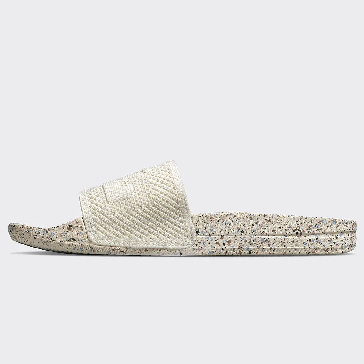 Women's | Big Logo TechLoom Slide | Pristine / Fatigue / Speckle