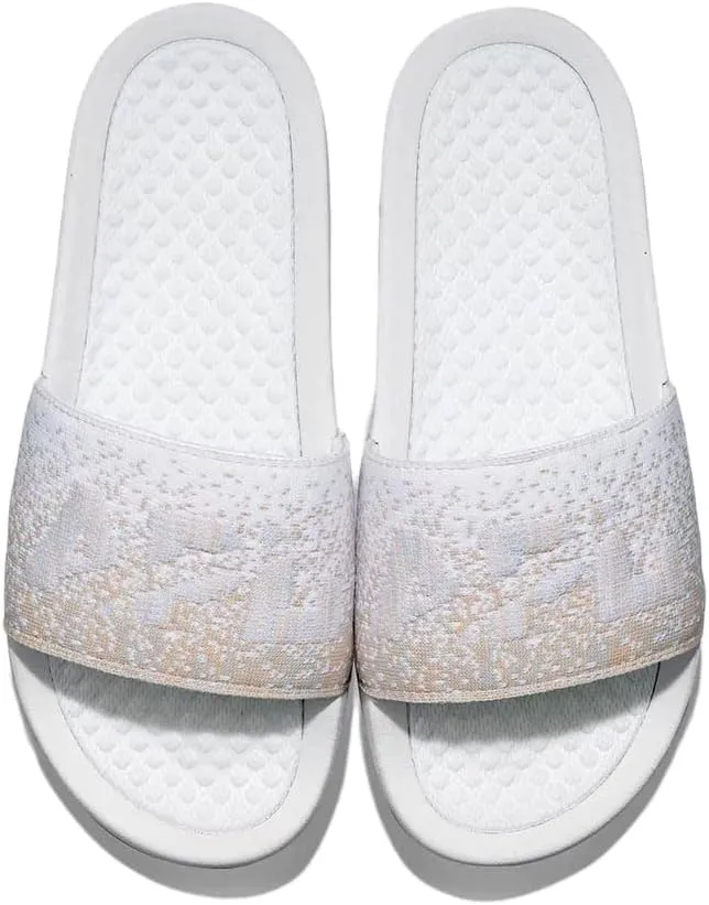 Women's Big Logo TechLoom Slide White / Pastel Melange / Ombre WHITE / PASTEL MELANGE / OMBRE / 6
