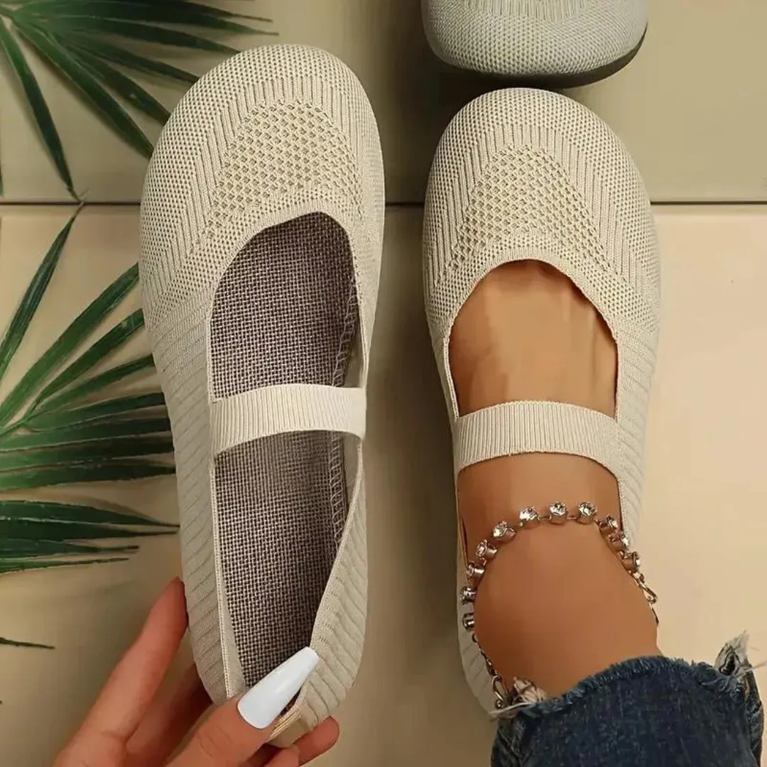 Women's Breathable Round Toe Slip-On Shoes | Casual
