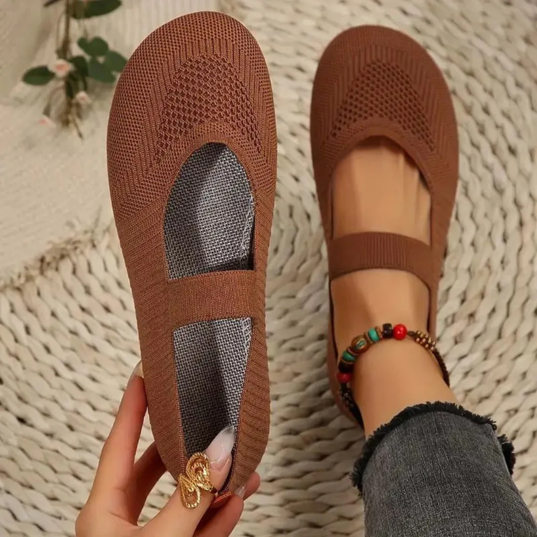 Women's Breathable Round Toe Slip-On Shoes | Casual