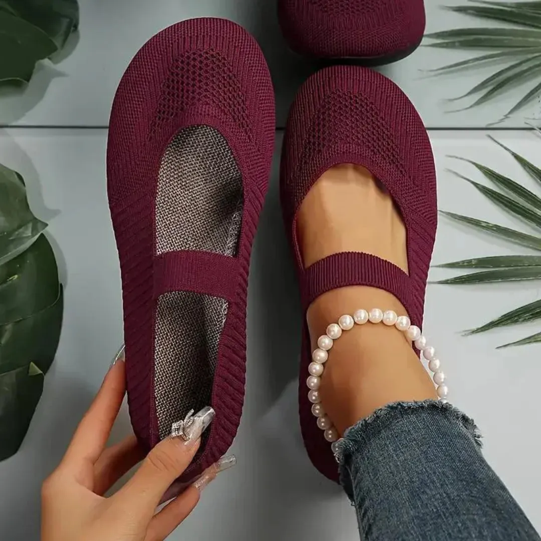 Women's Breathable Round Toe Slip-On Shoes | Casual