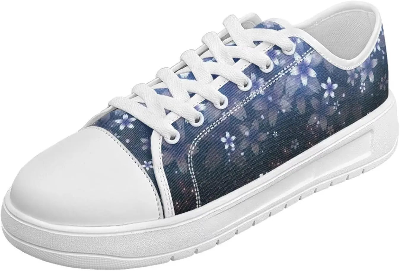 Womens Casual Sneakers Flower Shoes for Women Lightweight & Comfort Canvas Shoes