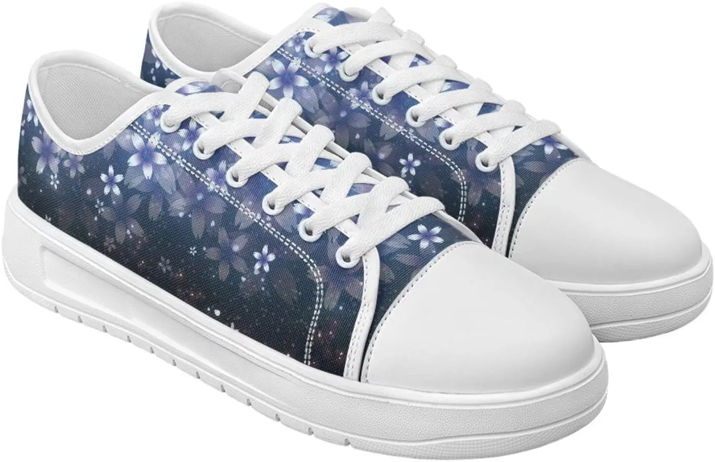 Womens Casual Sneakers Flower Shoes for Women Lightweight & Comfort Canvas Shoes