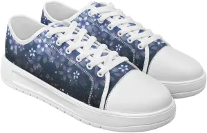 Womens Casual Sneakers Flower Shoes for Women Lightweight & Comfort Canvas Shoes